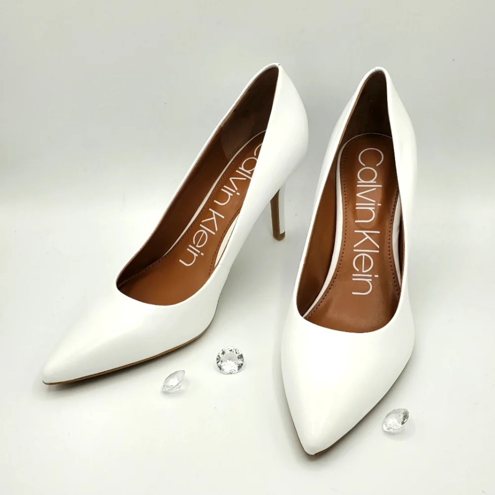 Calvin Klein Gayle pumps, White, NWOB - Picture 1 of 14